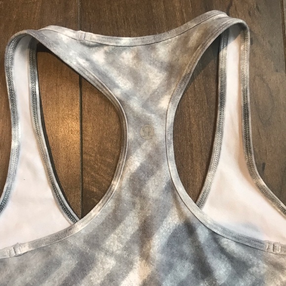 LULULEMON FOSSIL GRAY RACERBACK - Picture 2 of 3